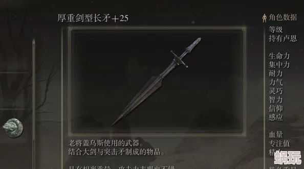 全面解析：艾尔登法环游戏中哪款长矛性能更优，选择指南