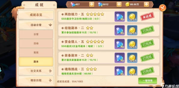 狂暴幻想升星攻略：全面解析及详细升星材料表一览